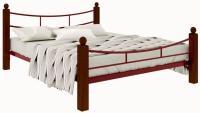 Кровать двуспальная София Lux Plus (СМ 160х190) трубка металл в интернет магазине Планета Комфорта Фото derevyannye-krovati кровать двуспальная софия lux plus (см 160х190) трубка металл производитель Милсон