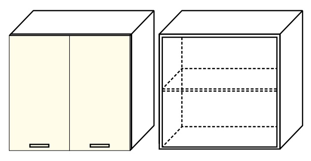 Фото Кухня Диана-4 (ЛДСП) шкаф настенный 1000 (ШВ-101) от производителя Фант-мебель в Симферополе по цене 3 380 ₽