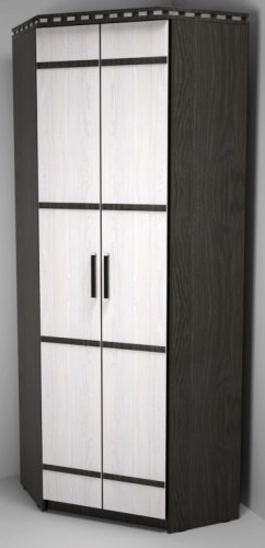 Фото Шкаф Ольга-13 (80) угловой  от производителя Фант-мебель в Симферополе по цене 12&nbsp;040 ₽