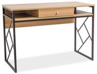 Стол компьютерный Signal Tablo B  (металл, мдф-дуб,  темно-коричневый (Signal) ) в Симферополе от производителя 