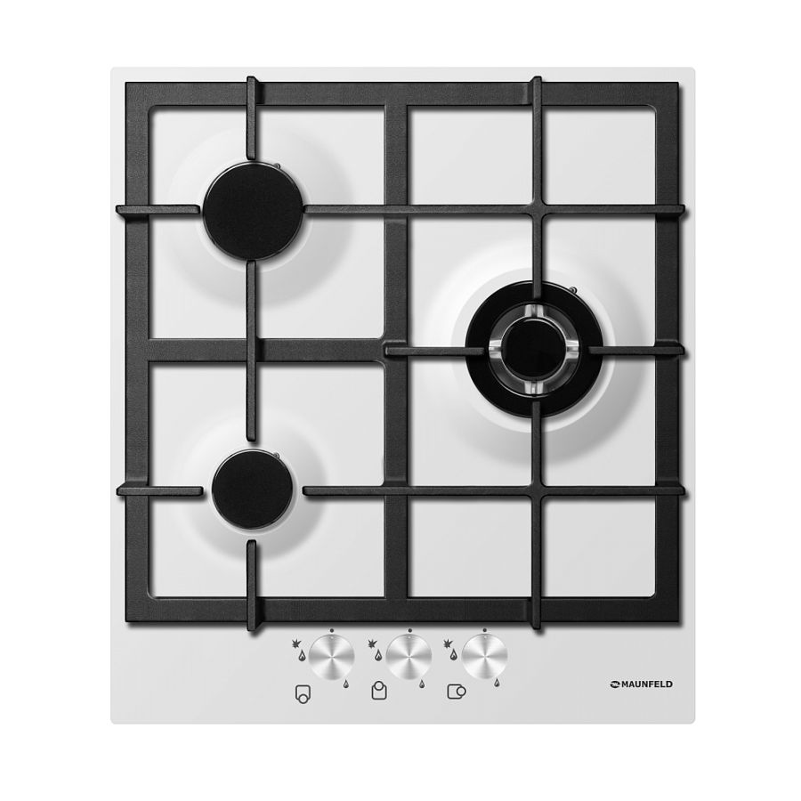 Фото Варочная поверхность газовая 3-х комф. MGHE 43 71 (450х520) от производителя Maunfeld в Симферополе по цене 15 450 ₽