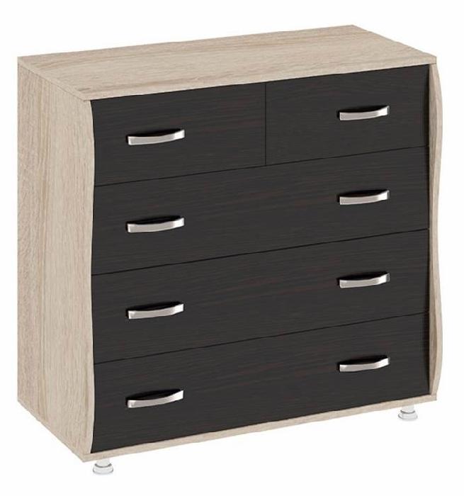 Комод тип 2 (дуб сонома-венге цаво (ТриЯ) )