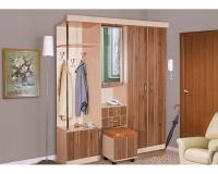 Прихожая Елена 3 (Цвет корпуса:ясень шимо светлый, цвет фасада:ясень шимо темный (Мебель Маркет) ) в Симферополе от производителя в интернет магазине Планета Комфорта Прихожая Елена 3 (Цвет корпуса:ясень шимо светлый, цвет фасада:ясень шимо темный (Мебель Маркет) ) в Симферополе от производителя