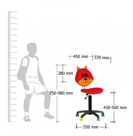 Фото Кресло компьютерное Кэт (Cat) GTS от производителя Новый стиль в Симферополе по цене 6 390 ₽
