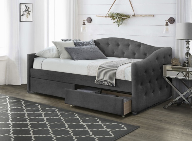 Фото Кровать односпальная Halmar Aloha (СМ 90х200) c ортопедическим основанием от производителя Halmar  в Симферополе по цене 54 950 ₽