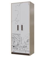 Фото raspashnoy-shkaf шкаф для одежды арабика (80) двухдверный производитель Гранд Кволити