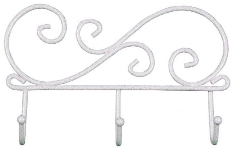 Фото Вешалка настенная Кружева 3 от производителя Завод металлических изделий в Симферополе по цене 230 ₽