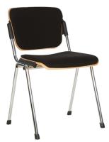 Фото  стул для посетителя эра (era) wood plus (хром) производитель Новый стиль