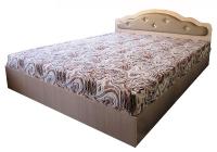 Фото  кровать двуспальная глория (см 160х200) комплектуется основанием (дерево) производитель Дюарт