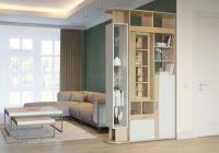 Шкаф-перегородка Венеция (дуб ривьера-рамух белый (Гранд Кволити) ) в Симферополе от производителя 