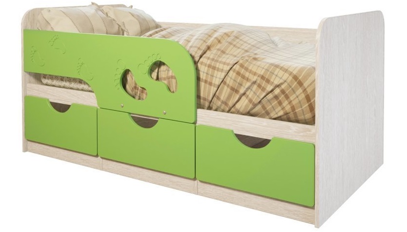 Фото Кровать детская Минима Лего (СМ 80х186) с ящиками от производителя Мебелони в Симферополе по цене 13 530 ₽