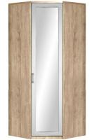 Шкаф Ивушка-10 (91) с зеркалом угловой (черный ясень , акация белая,(Марибель)) в Симферополе от производителя 