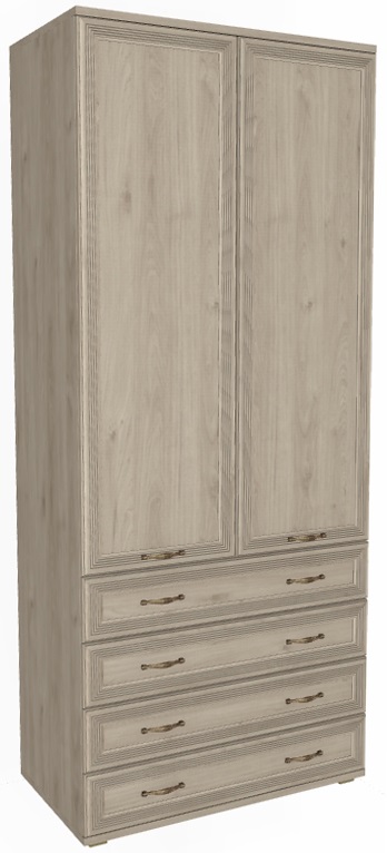 Фото Шкаф Карина ШК-1006 (90) двухдверный от производителя Лером в Симферополе по цене 41&nbsp;620 ₽