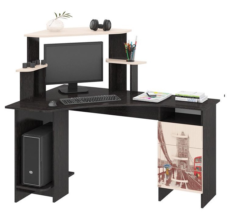 Фото Стол компьютерный Бумеранг-3Н(М) (Л) от производителя ТриЯ в Симферополе по цене 15 410 ₽