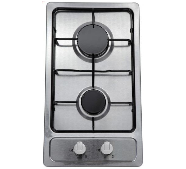 Фото Варочная поверхность газовая 2-х конф. VENTOLUX HG320 EES INOX 2 (600х520хh43) от производителя  в Симферополе по цене 9 050 ₽