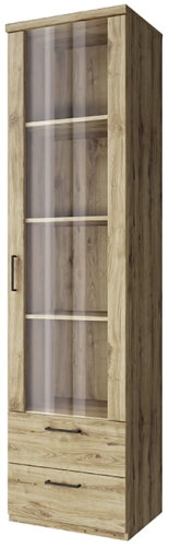 Фото Шкаф с витриной 1V2S Дорсет (Doorset) от производителя Анрэкс в Симферополе по цене 16 980 ₽