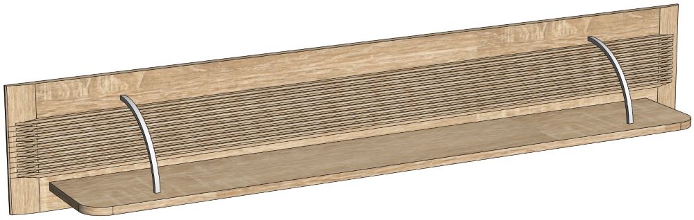Фото Полка навесная Магнолия ГМ-11 от производителя СБК в Симферополе по цене 3 240 ₽