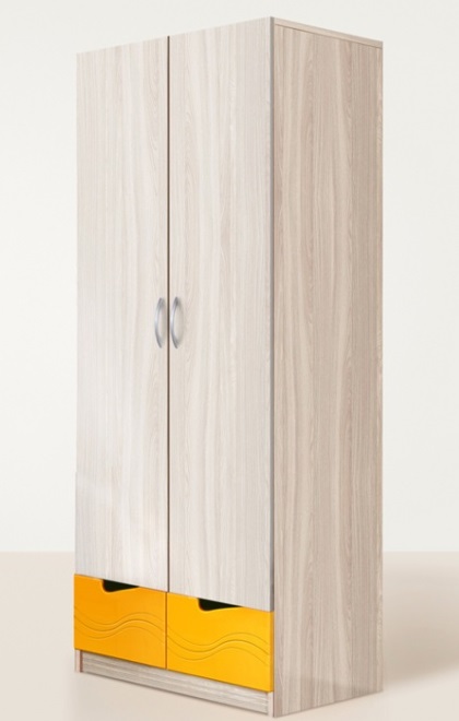 Фото Шкаф Бриз МДФ (90) двухдверный  от производителя Диал в Симферополе по цене 9&nbsp;520 ₽