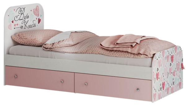 Фото Кровать детская Малибу КР-10 Light (СМ 80х186) с ящиками от производителя БТС  в Симферополе по цене 12 740 ₽