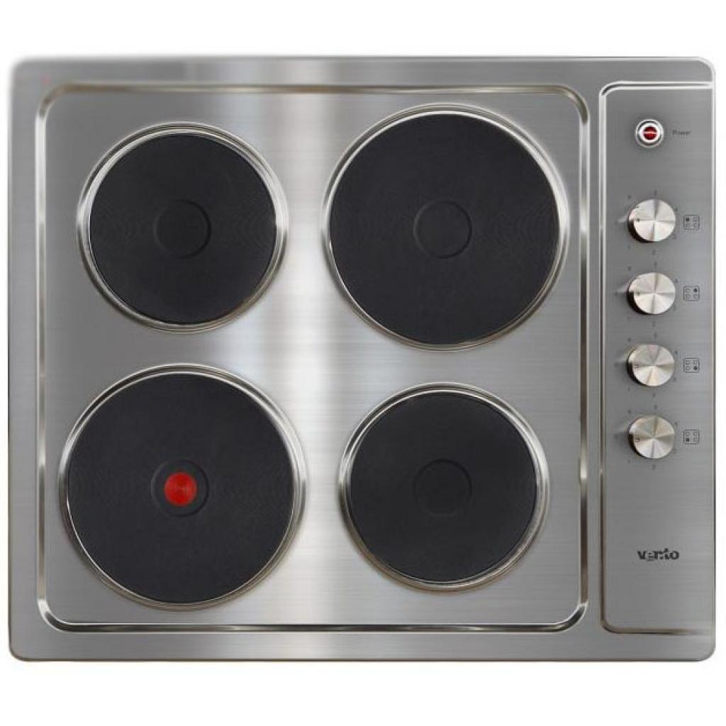 Фото Варочная поверхность электрическая 4-х конф. VENTOLUX HE604 (INOX) 1 (590х510хh30) от производителя  в Симферополе по цене 7 870 ₽