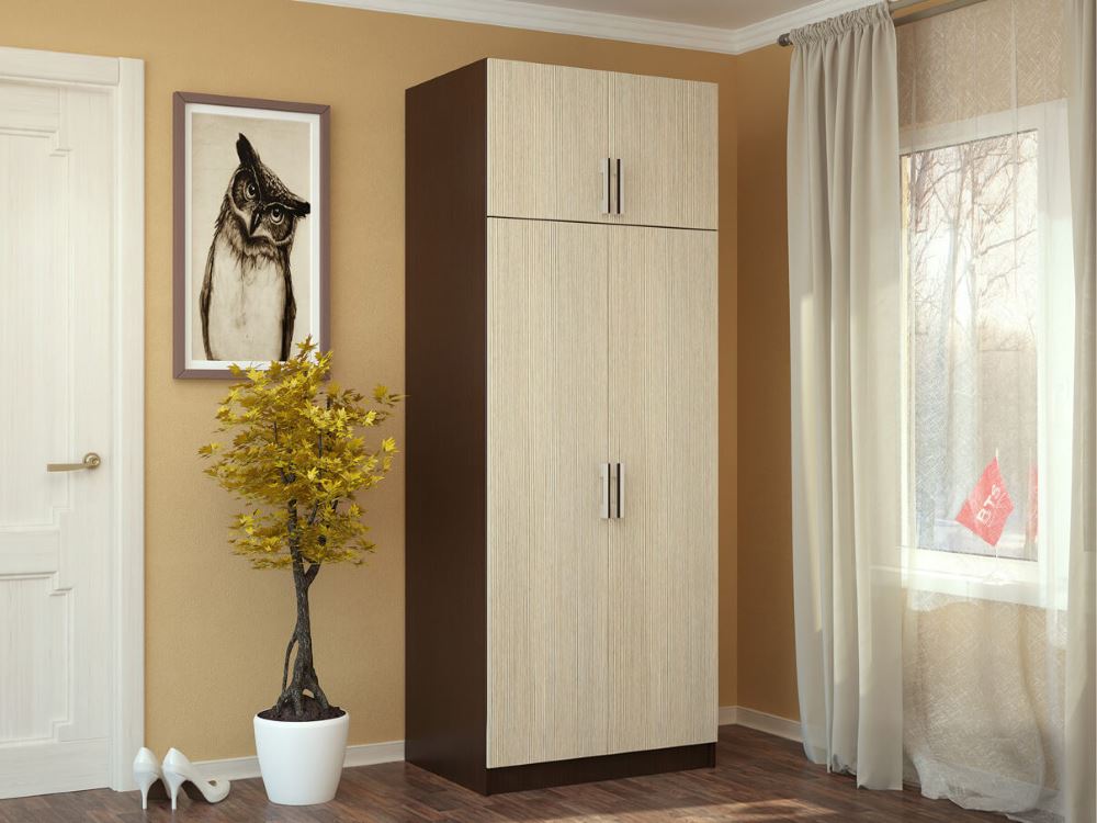 Фото Шкаф с перегородкой (80) двухдверный от производителя БТС  в Симферополе по цене 10 220 ₽