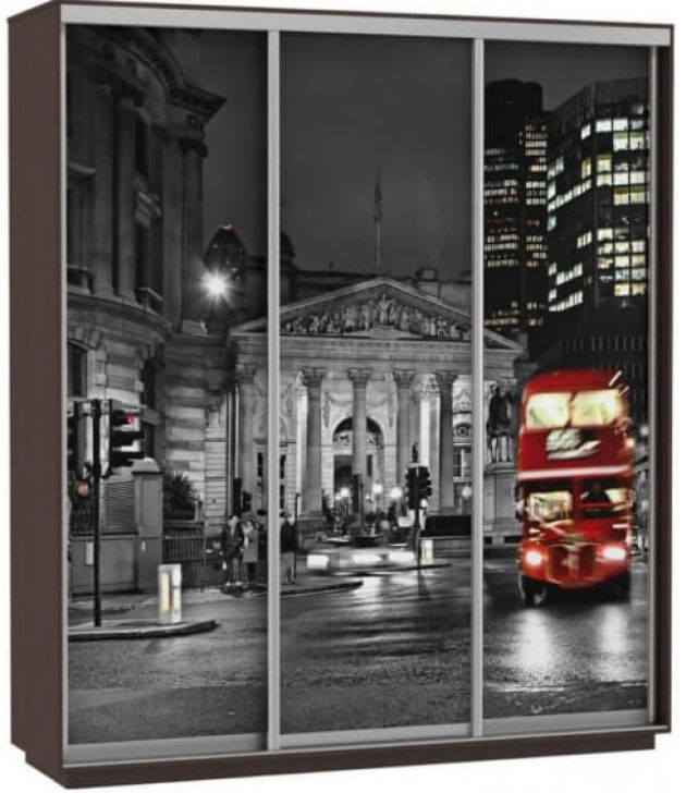 Фото Шкаф-купе Экспресс Трио Фото (1,8х0,6х2,2 - 3 двери) от производителя Мебельная компания Е1 в Симферополе по цене 44&nbsp;410 ₽