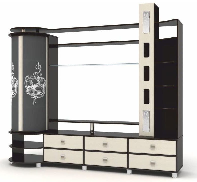 Фото Мини-стенка ТВ Палермо от производителя Браво-мебель в Симферополе по цене 34 190 ₽