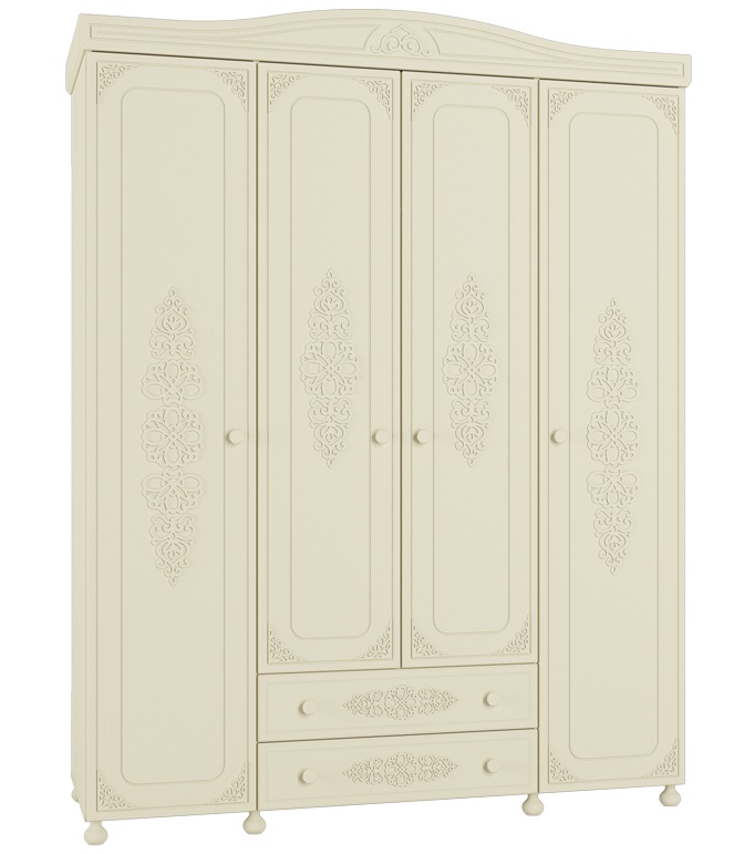 Фото Шкаф Ассоль плюс АС-28 (173) четырехдверный от производителя Компасс в Симферополе по цене 71&nbsp;310 ₽