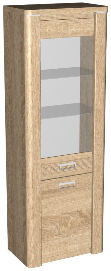 Фото Пенал со стеклом высокий Магнолия ГМ-03 от производителя СБК в Симферополе по цене 18 030 ₽