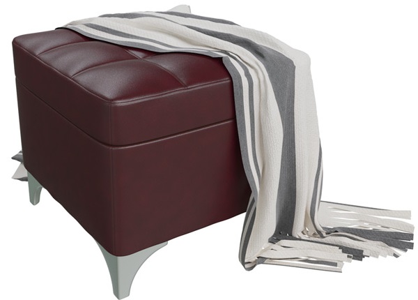 Банкетка Жозефина-2 6-5113 (кожзам, бордовый (Гранд Кволити) )