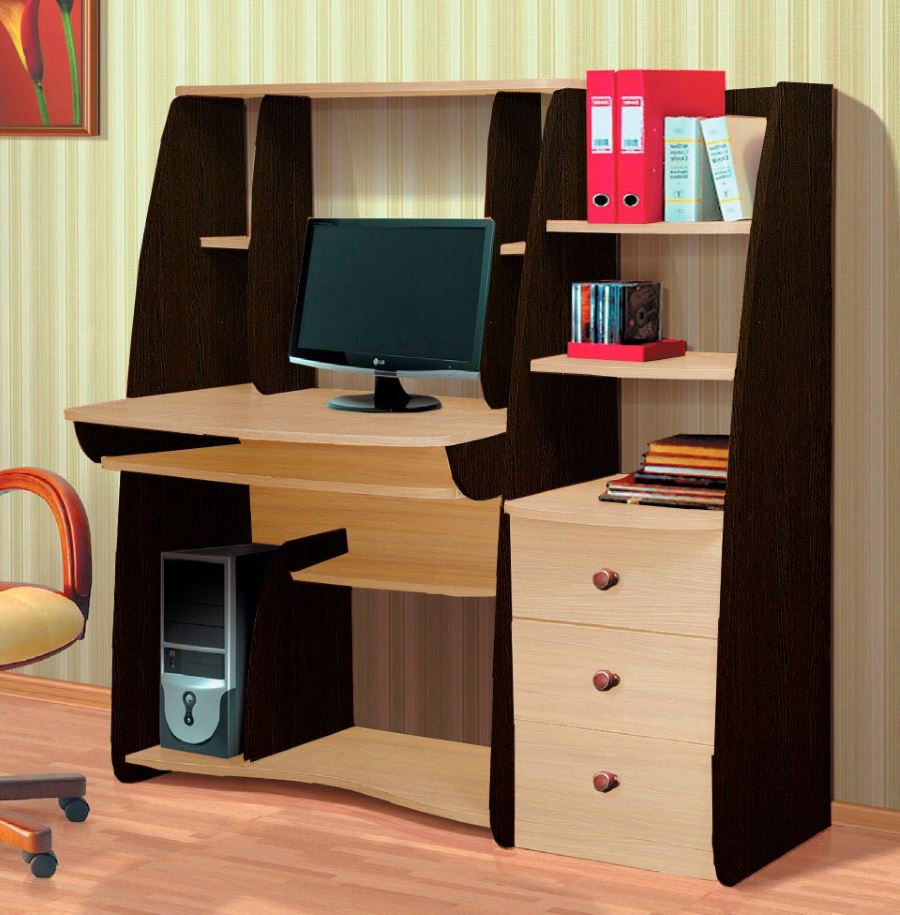 Фото Стол компьютерный СК 1  от производителя Фант-мебель в Симферополе по цене 9&nbsp;590 ₽