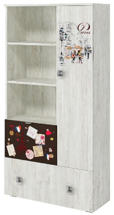 Шкаф книжный Поло (сосна винтерберг, сосна винтерберг-арабика париж,(Регина)) Шкаф книжный Поло (сосна винтерберг, сосна винтерберг-арабика париж,(Регина))