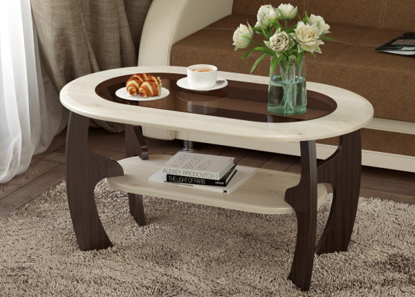 Фото Стол журнальный Маджеста-2 от производителя Олмеко в Симферополе по цене 6&nbsp;650 ₽