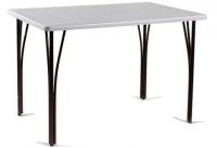 Стол обеденный Граф (металл, мдф-ясень серебро,  медный антик (Бител) ) в Симферополе от производителя 