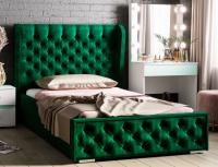 Кровать односпальная Франческа (СМ 120х200) без основания в интернет магазине Планета Комфорта Фото krovati-s-myagkoy-spinkoy кровать односпальная франческа (см 120х200) без основания производитель Мебелони