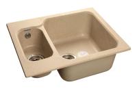 Мойка Granfest GF-S615К (ГР 615х500хh200) (шир.ящ.min 600) (Цвет мойки светло-розовый) в Симферополе от производителя в интернет магазине Планета Комфорта Мойка Granfest GF-S615К (ГР 615х500хh200) (шир.ящ.min 600) (Цвет мойки светло-розовый) в Симферополе от производителя