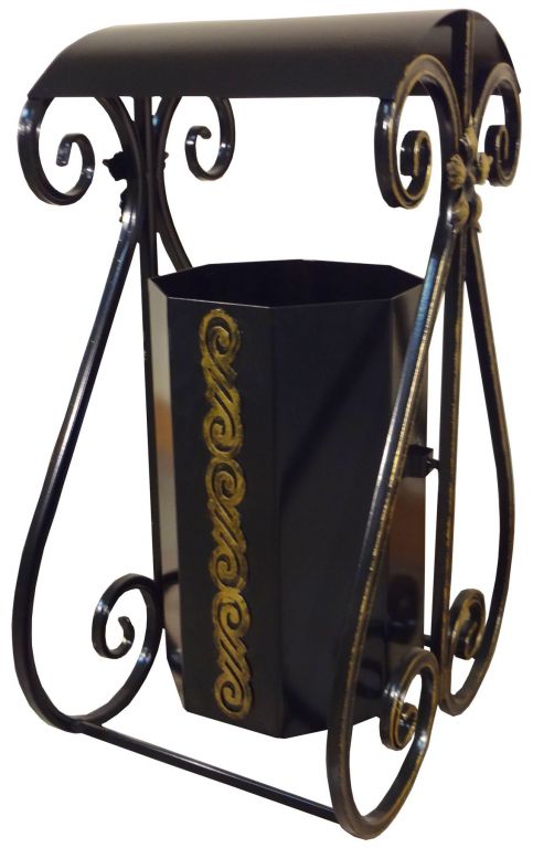 Фото Урна для мусора Ажур (320х430хh620) от производителя Металл-Конструкция в Симферополе по цене 4 760 ₽