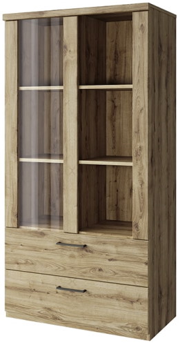 Фото Шкаф с витриной 1V2S3N Дорсет (Doorset) от производителя Анрэкс в Симферополе по цене 17 680 ₽