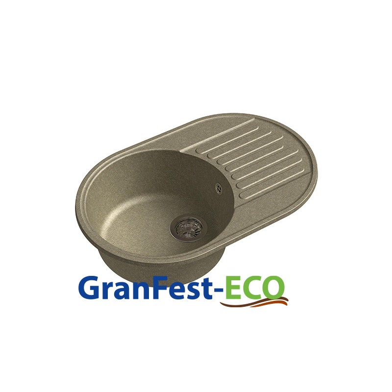 Фото Мойка Granfest eco-18 (ГР 740х480хh200) (шир.ящ.min 720) без сифона от производителя Granfest в Симферополе по цене 4 050 ₽