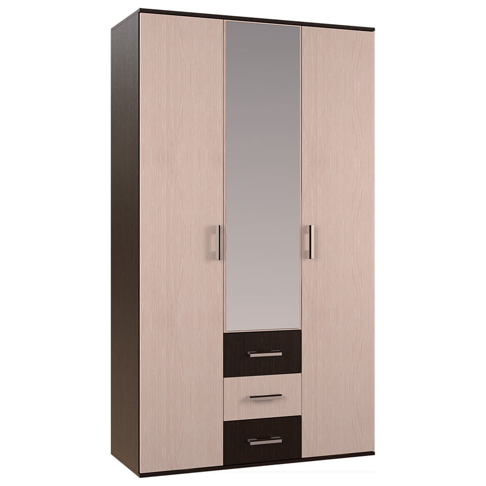 Фото Шкаф Белла (120) трехдверный  от производителя БТС  в Симферополе по цене 13&nbsp;310 ₽