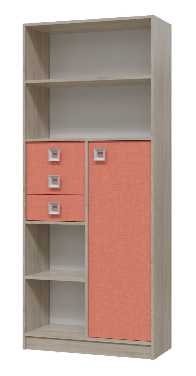 Фото Шкаф-стеллаж Сити с ящиками от производителя Гранд Кволити в Симферополе по цене 13&nbsp;560 ₽