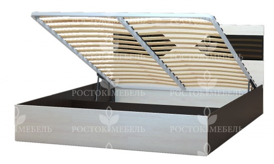 Фото Кровать двуспальная Ника-1 КД-2.9 (СМ 160х200) с подъемным механизмом от производителя Росток в Симферополе по цене 26 360 ₽