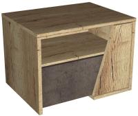 Тумба прикроватная Стреза (дуб галифакс натуральный, дуб галифакс натуральный-бетон чикаго темно-серый (СБК) ) в Симферополе от производителя 