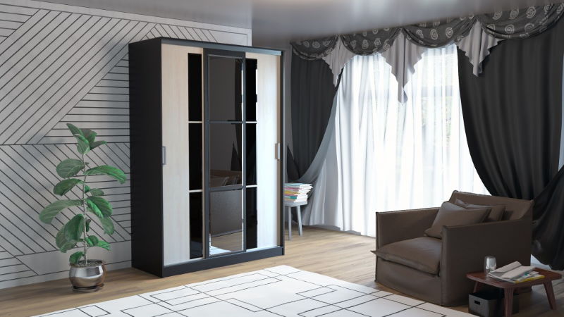 Фото Шкаф-купе ПШ-3.2 (3 двери) от производителя Росток в Симферополе по цене 32&nbsp;390 ₽