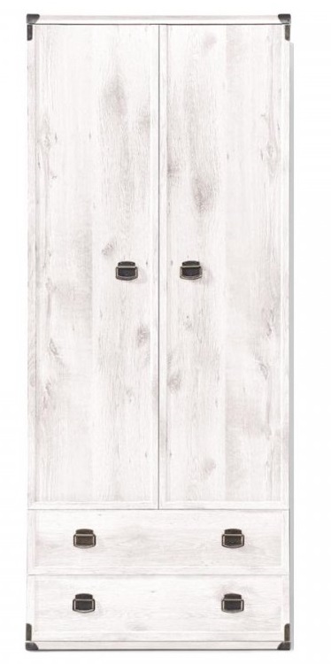 Фото Шкаф Индиана JSZFN2D2S (80) двухдверный (с полками) от производителя Black Red White (БРВ) в Симферополе по цене 28&nbsp;400 ₽