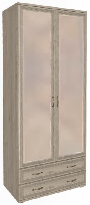 Шкаф Карина ШК-1007 (90) двухдверный (гикори джексон светлый, гикори джексон светлый,(Лером))