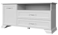 Тумба для ТВ Грация 1300 (2 ящ + 1 дв) (белый, белый (Браво-мебель) ) в Симферополе от производителя 