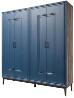 Шкаф Гориция ШР-4 (201) четырехдверный (таксус, сапфировый,(Браво-мебель)) в Симферополе от производителя 