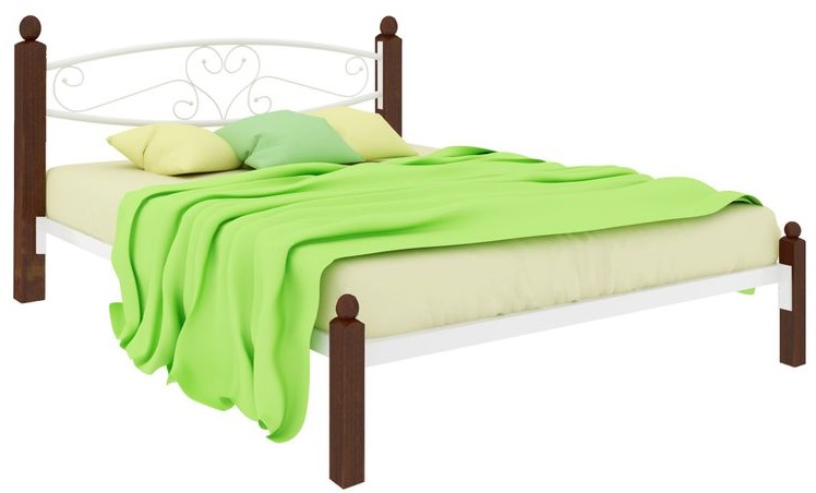 Фото Кровать двуспальная Каролина Lux (СМ 140х200) трубка металл от производителя Милсон в Симферополе по цене 18 920 ₽