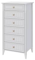 Комод Мэгги (6 ящ) (белый снег-лак белый (Браво-мебель) ) в Симферополе от производителя 
